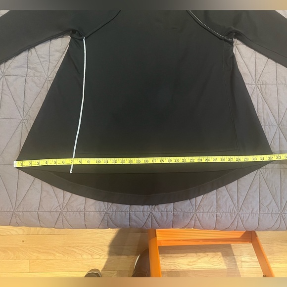 Y-3 Yohji Yamamoto Black Top w/Geometric Contrasting Top Stitching Size L - Picture 12 of 15